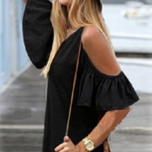 Shoulder show little black dress